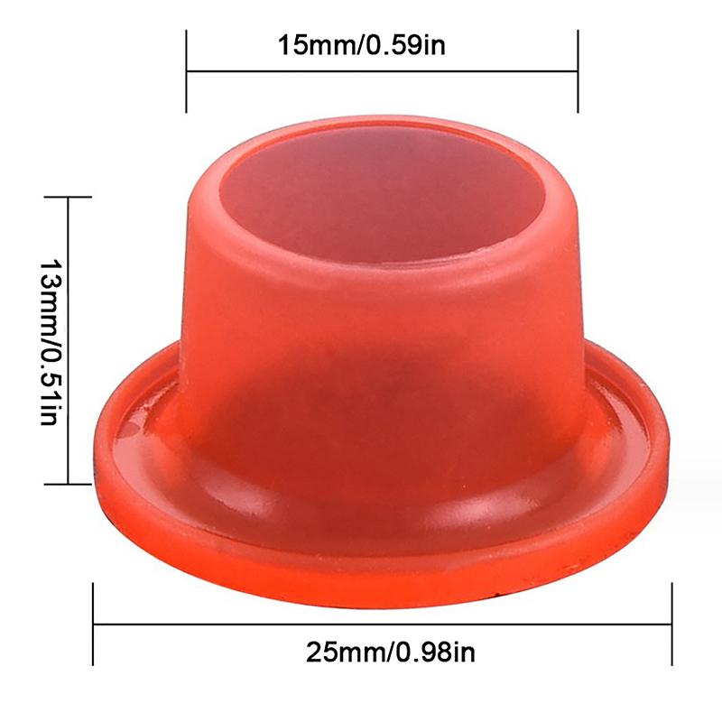 50 Stück Wasserhahn-Dichtungsdichtung, Silikon-Rohriemen, Dreieckventil, Gummirohrschlauch, verhindert Tropfen und Leckage