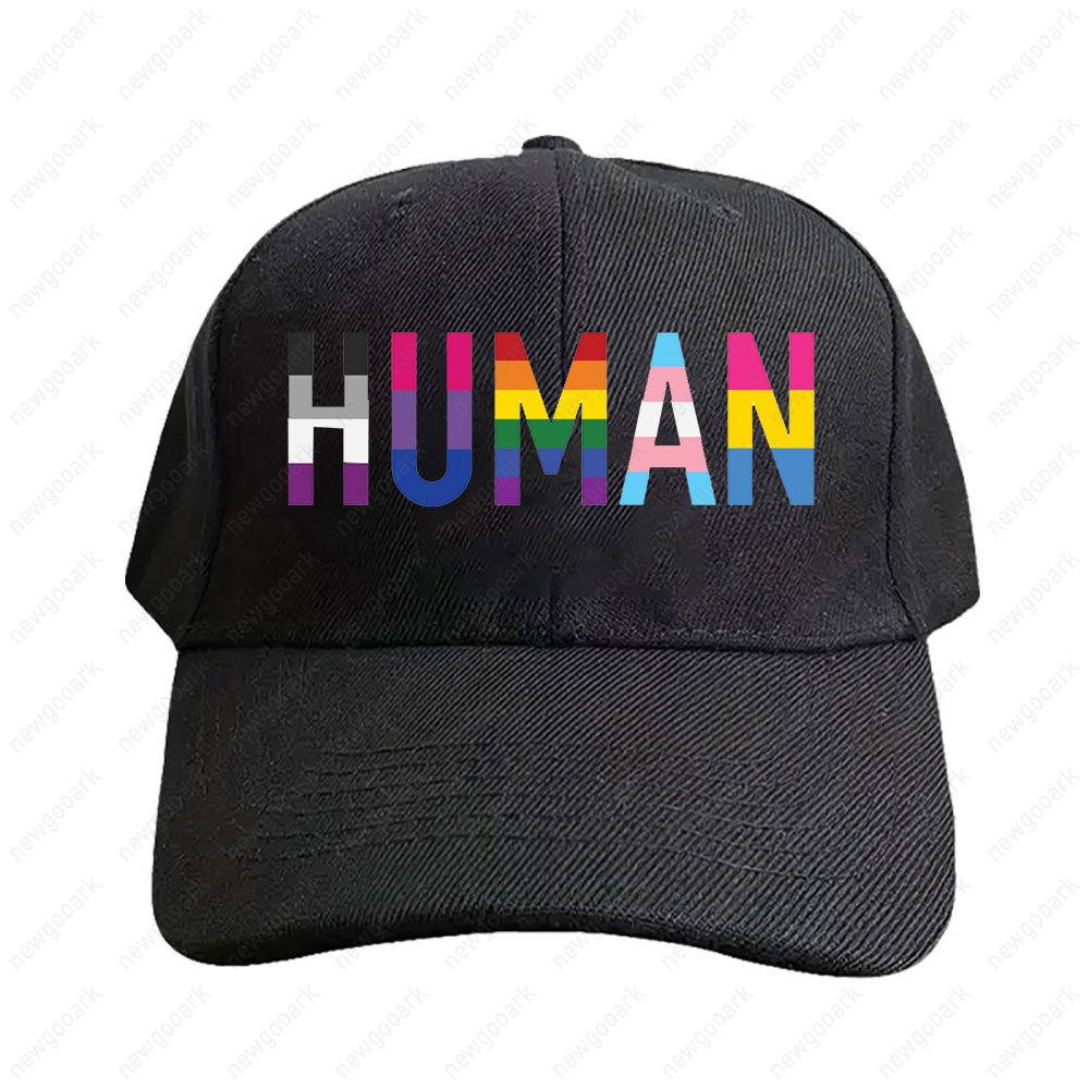 Human Various Queer Flags Homosexual Cap Woman Man Adult Peaked Hat Fashion Casual Adjustable Printed Baseball Caps Trucker Cap