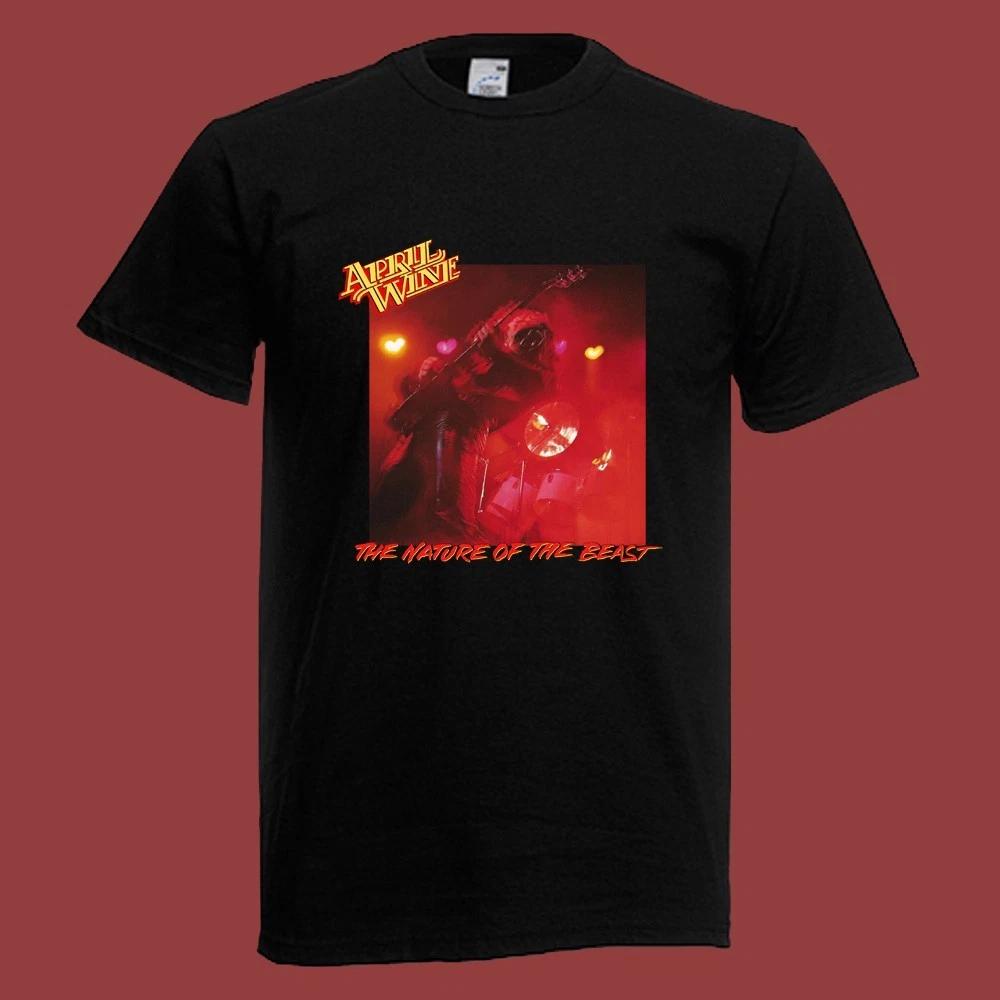 APRIL WINE The Nature of The Beast Men s Black Size S-5XL S
