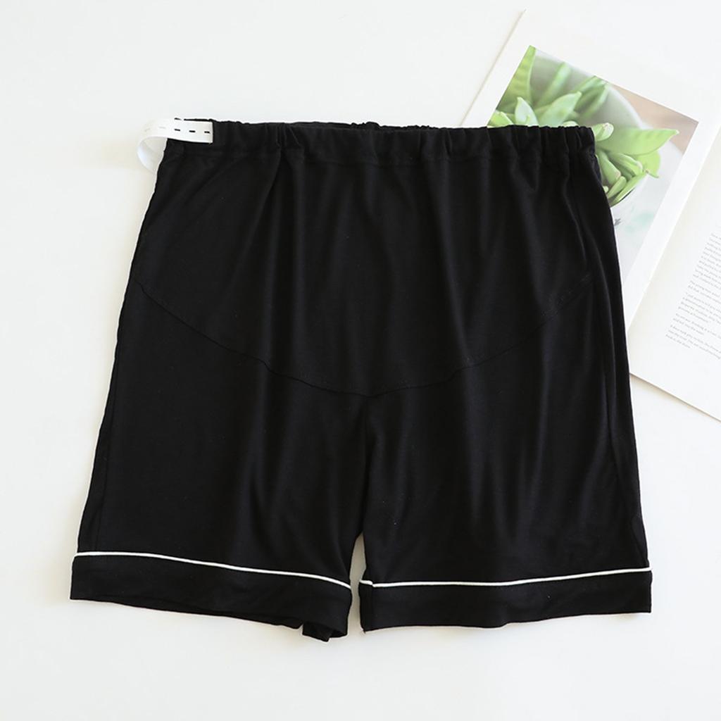 Women's Sleeping Pants Summer Thin Compression Strip Abdominal Support Shorts Loose Fit Can Be Worn Outside Adjustable Home Pants