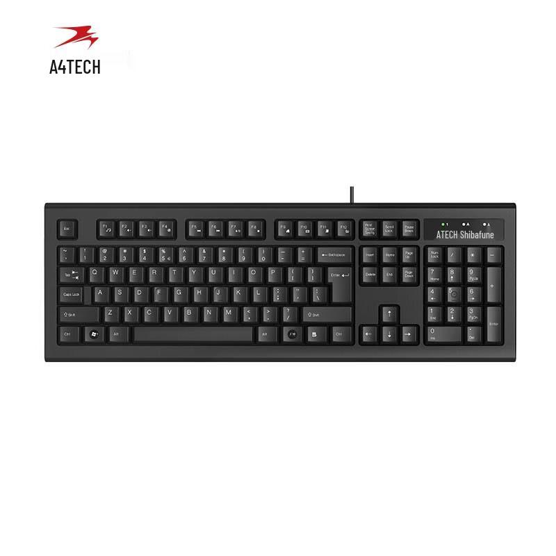 A4TECH KR-85 Wired Ultra-Thin Membrane Keyboard