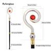 Golden White Hanger Red Diamond Fashion Stick Decorative Cane Elegant Fashion Cane Cosplay Alloy Crosier Vintage Stick 93cm