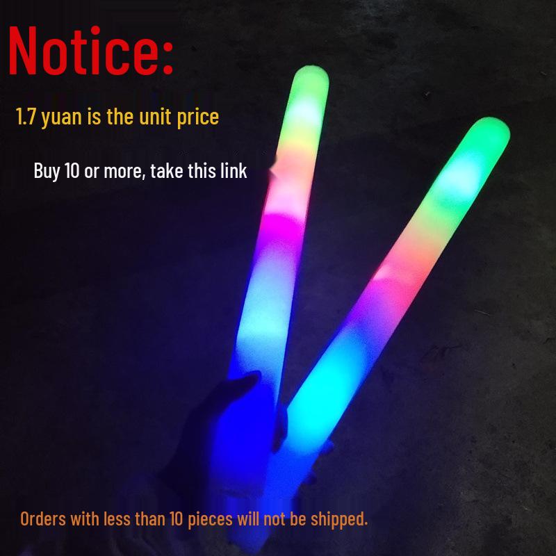 Настраиваемые разноцветные мигающие пенные светящиеся палочки для концертов