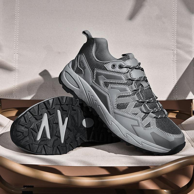 Tide Trend Men's Outdoor Hiking Shoes Sports Walking Casual Sneakers Comfortable Skid Climbing Travel Footwear