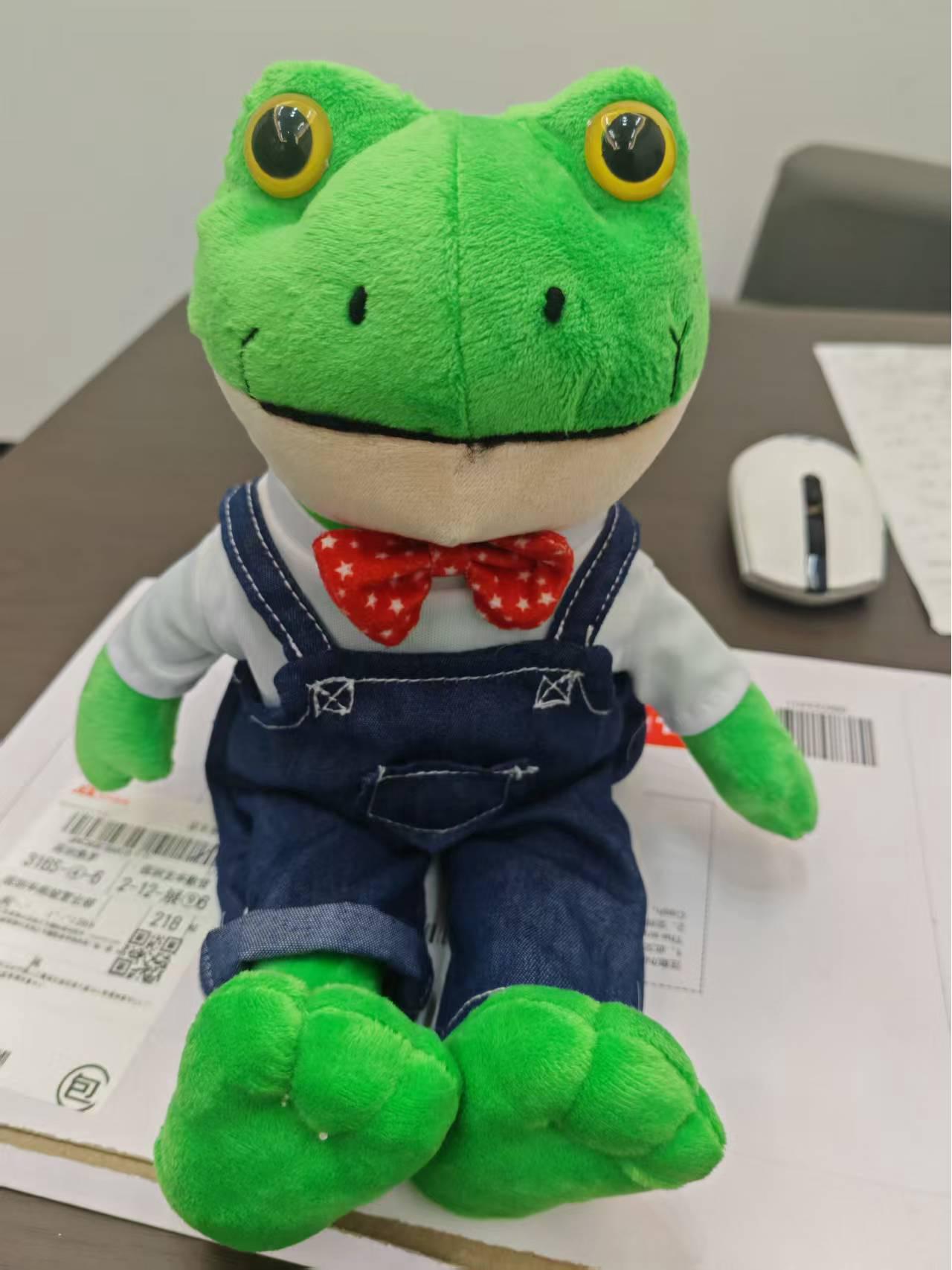 

2025 Cute Frog Couple Plush Toy - Long-Legged Internet Sensation Mr. Frog