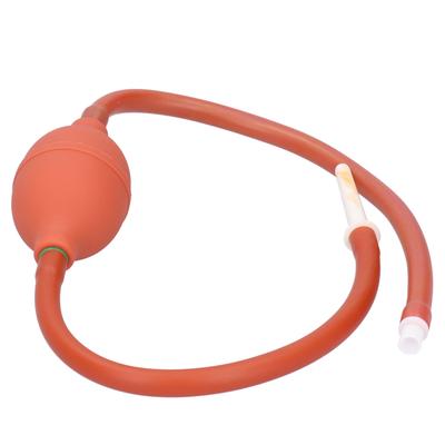 74cm Vaginal Anal Cleaning Silicone Anal Douche Soft Elastic Enema Cleaner Coffee