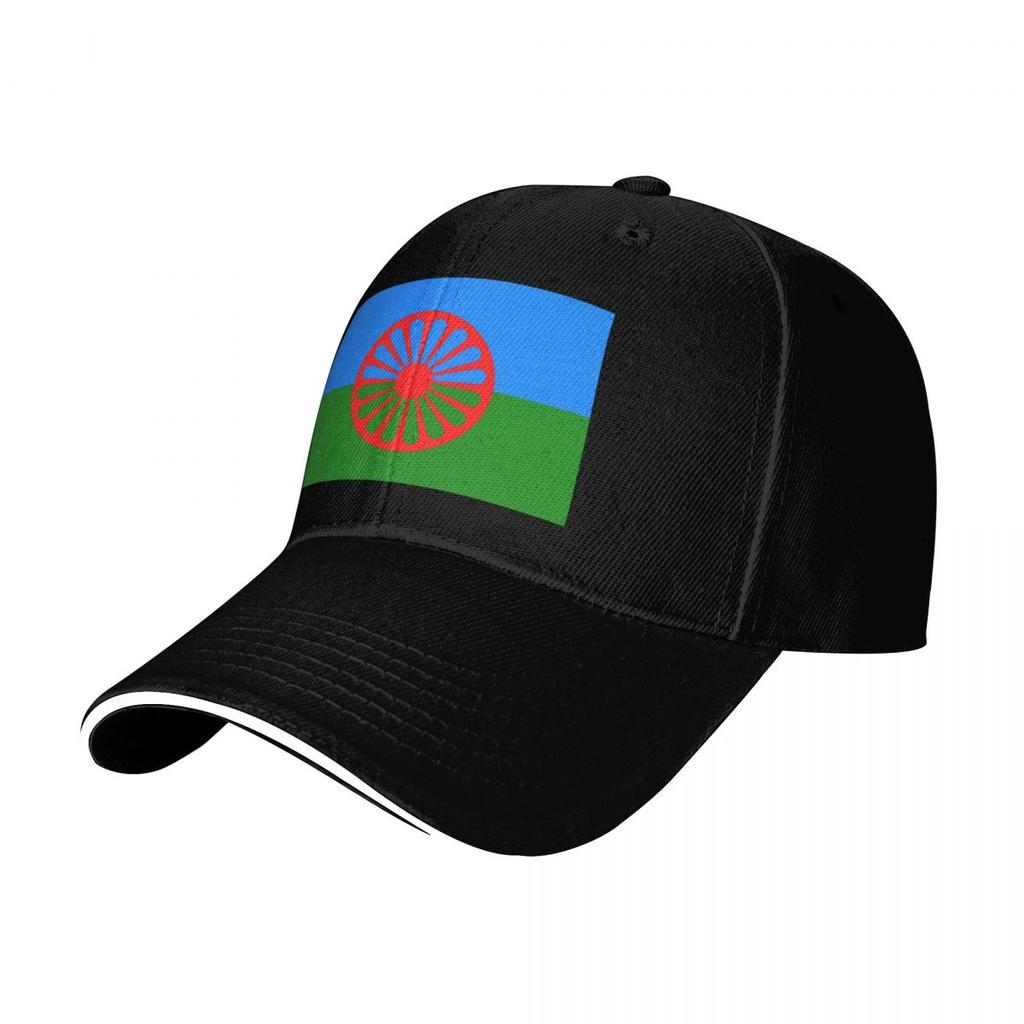 Rom Gypsy Romani Flag Baseball Caps Snapback Baseball Hats Breathable Casual Casquette Outdoor for Men And Women