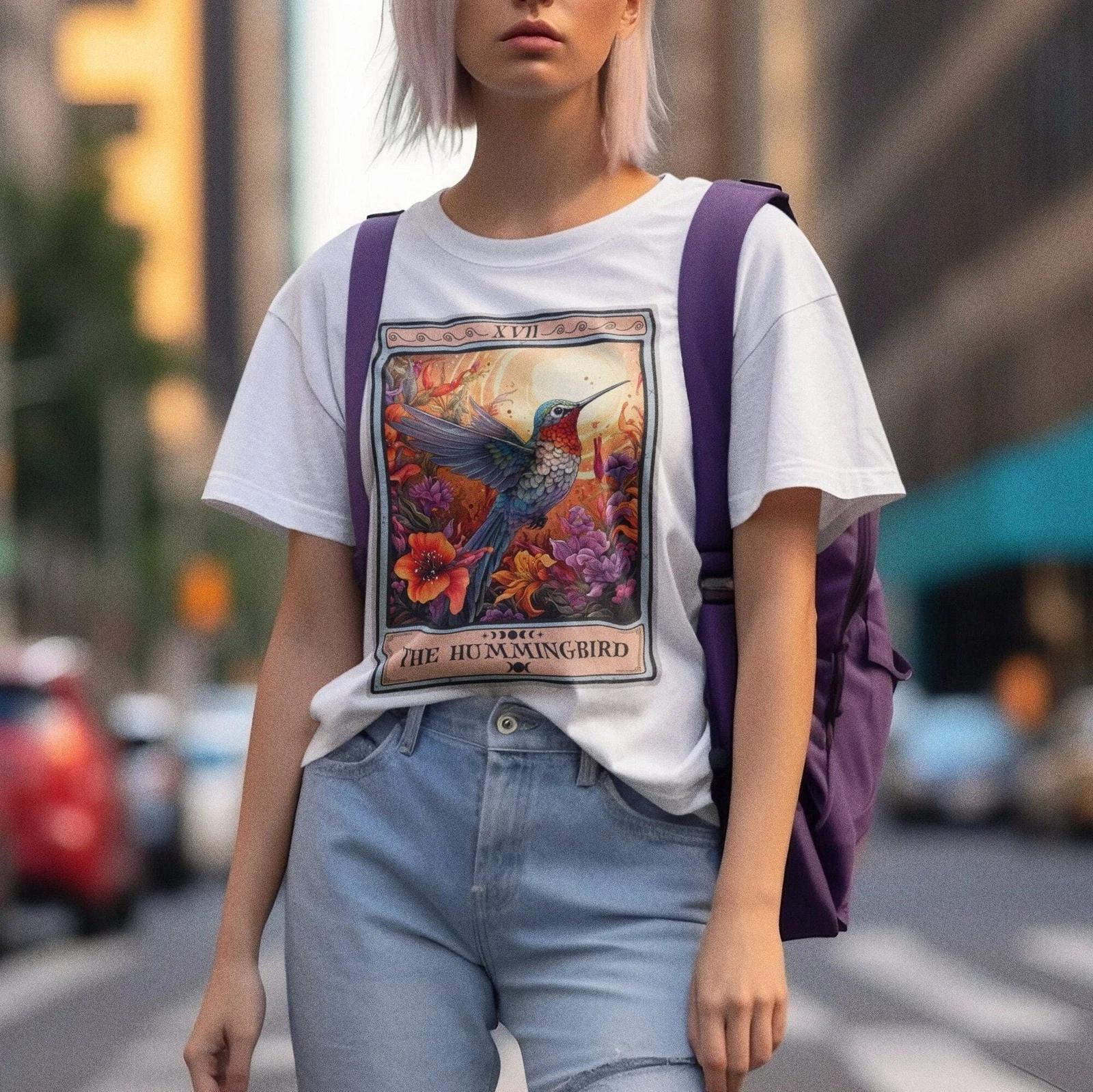 The Hummingbird Tarot Card Shirt Bird Lover S