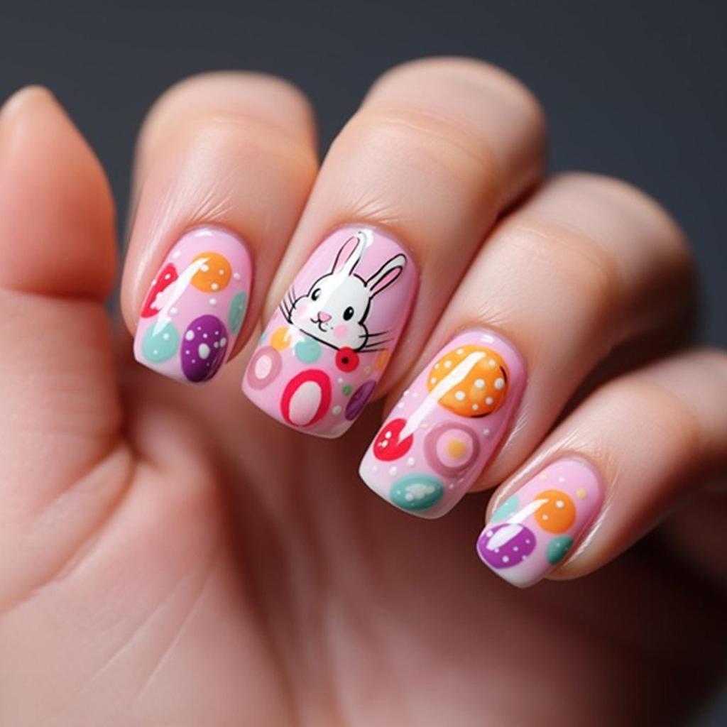 Pegatinas Desmontables para Uñas Estilo Europeo y Americano - Uñas Postizas Simples y Llevables