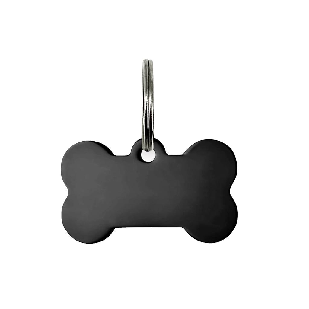 Haustierhalsband-Anhänger Schlüsselanhänger Anhänger Edelstahl Urlaubsgeschenk kleines Geschenk gravierter Metallanhänger