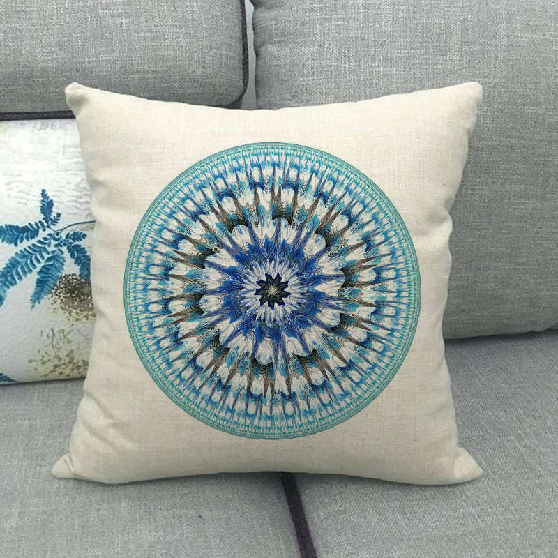 Pattern Geometric Pattern Series Digital Printing Short Plush Pillow Covers For Car Sofa Office Cushion Cover Home Goods