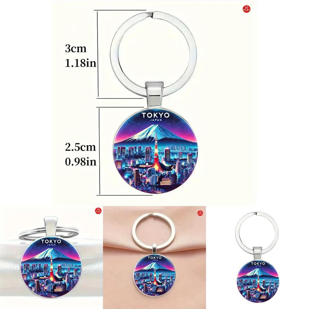 Schlüsselanhänger Schmuck Tokyo Fuji Berg Für Anlass Feier Geschenke