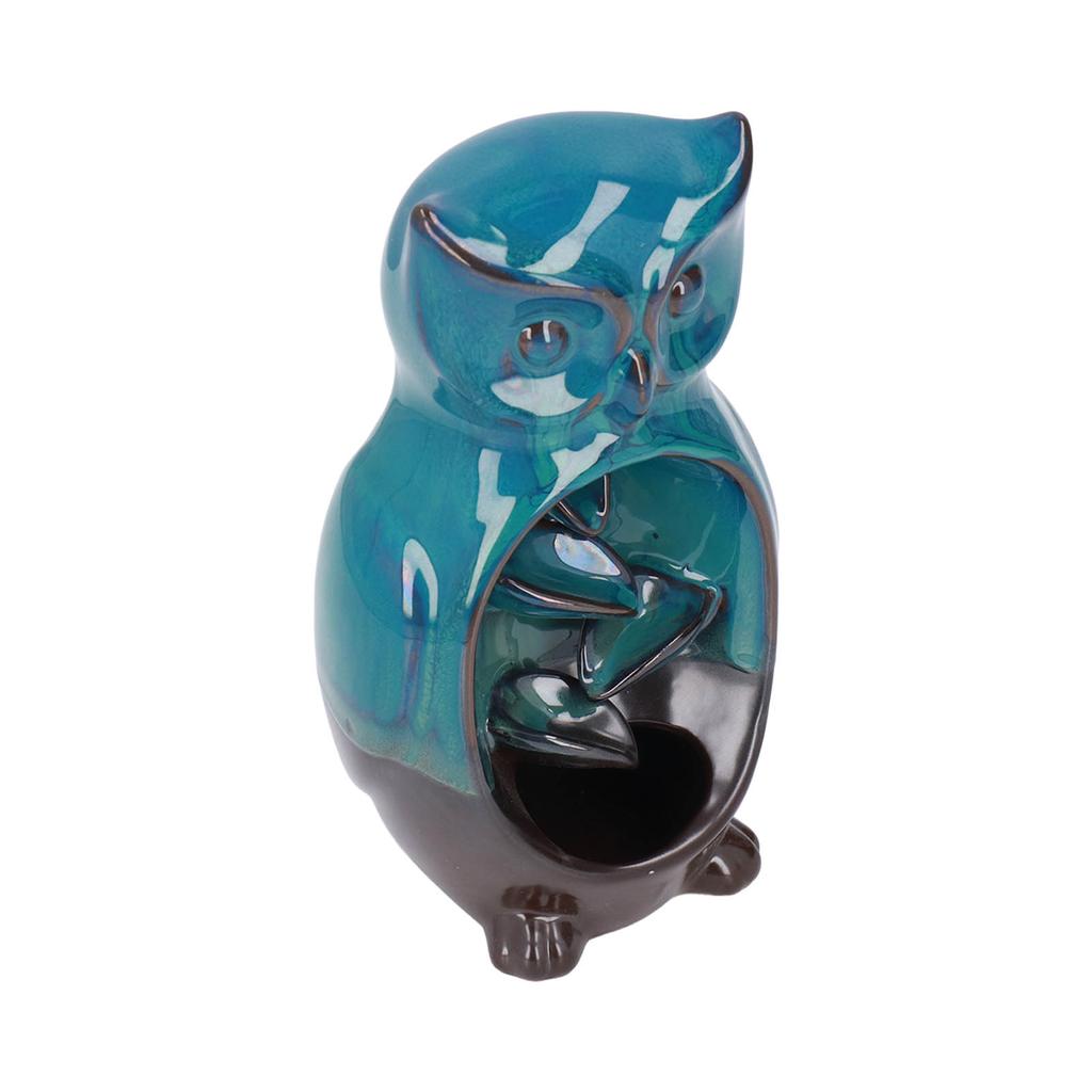 Wasserfall Räuchergefäß Nachteule Premium Keramik Handgefertigt Exquisit Druckentlastung Rückfluss Räuchergefäß