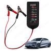12V 24V Car Battery Tester Alternator Tester Portable Digital Car Motorcycle Battery Load Tester 6 LED Indicator Car Accessories