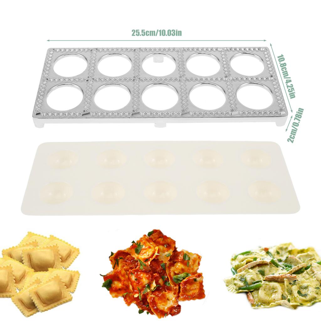 Dumpling Machine 10/12 Hole Dumpling Press Mold Manual Italian Dumpling Machine Kitchen Multifunctional Dumpling Pressing Mold