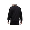 Jordan Solid Print Pattern Crew Neck Long Sleeve Sweatshirt Men Tops Black FQ1865-010