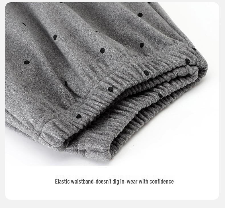 Winter Velvet Women's Pajama Set: Long Sleeve, Turn-Down Collar, Thickened for Home or Casual Outings.