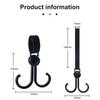 SEAMETAL 4pcs Car Hook Interior Seat Back Hanging Hooks Universal For Car Electric Bike Motorcycle Storage Goods Hanging Hook