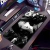 Black White Anime Girl Mouse Pad Large Gaming NonSlip Cool Mousepad Keyboard Pad Laptop Computer DeskMat Lock Edge Mouse Carpet