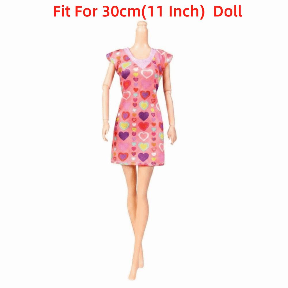11-Inch Fit Doll Dress-Up Clothes 1/6 Scale Doll Outfit Set  For Supermodel BB FR Doll