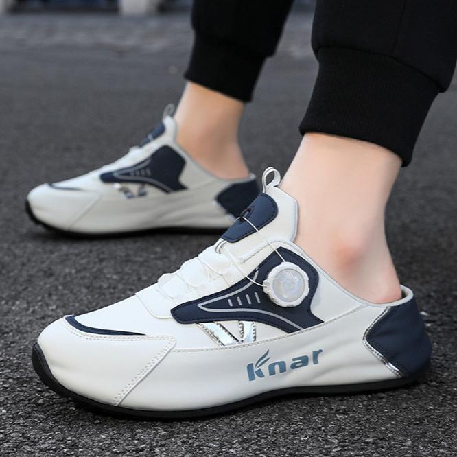 Summer New Men Slippers Brand Comfortable Casual Shoes for Men Fashion Flat Sneakers High Quality Men Half Slippers Big Size