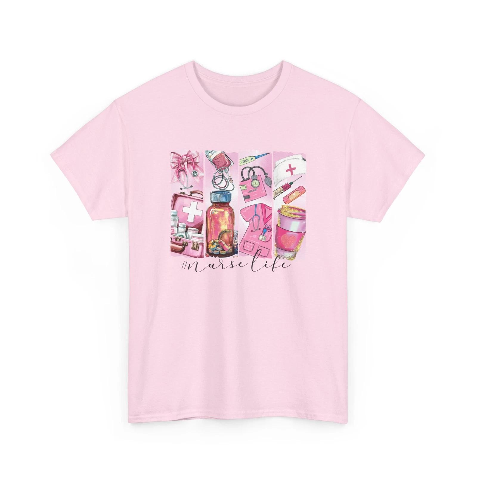 Nurse by Day, Superhero by Night T-Shirt | Funny RN Gift Shirt 4XL