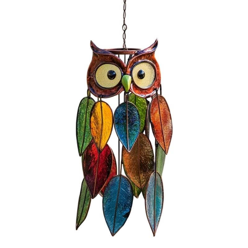 652F Acrylic Owls SunCatchers Handmade Wall Art For Home Window Decoration 20cm