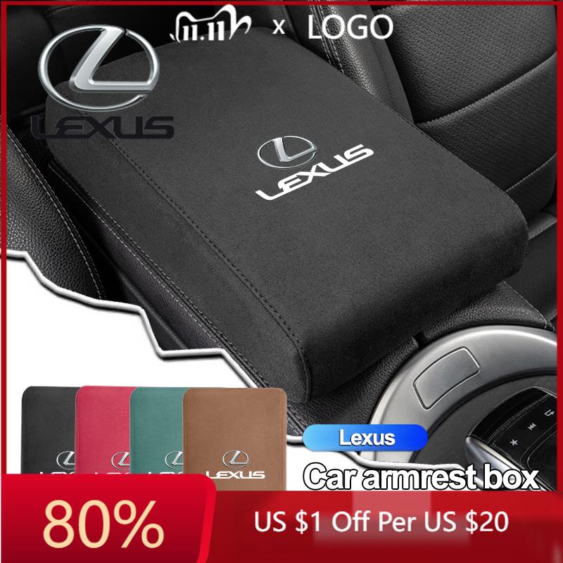 2026 Hot Interior Stickers Car Armrest Box Heighten Mat Suede Hand Pad For Lexus RX300 IS200 IS250 ES350 Ct200h UX250h NX300h RX