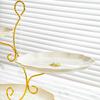 Ruhan Light Luxury Floral Fruit Plate with Branch Stand