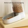 3.8L Plastic Automatic Water Fountain Food Dispenser Dog Bowl Pet Feeder +Cat Water Combination Food Bucket With Double Bowls