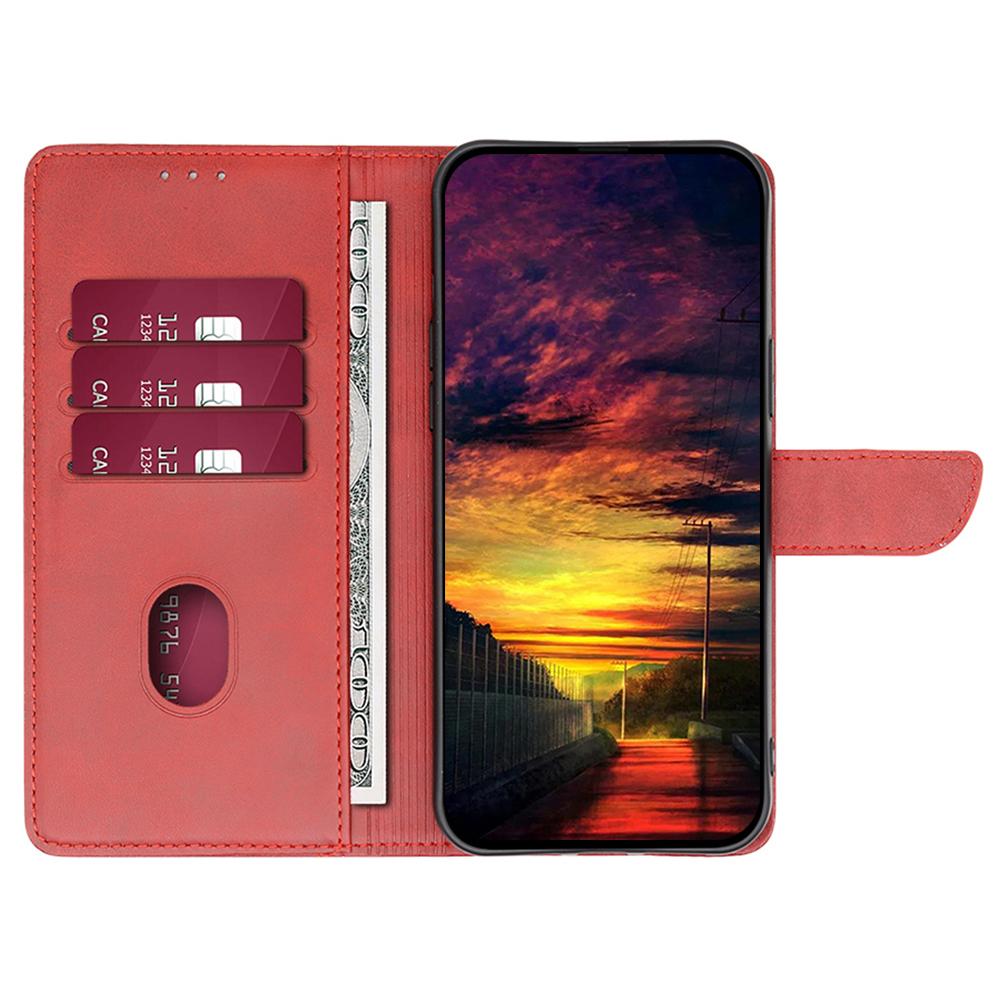 Leather Case for TECNO Spark 20 Pro+ Phone Shell Calf Texture Magnetic Wallet Cover
