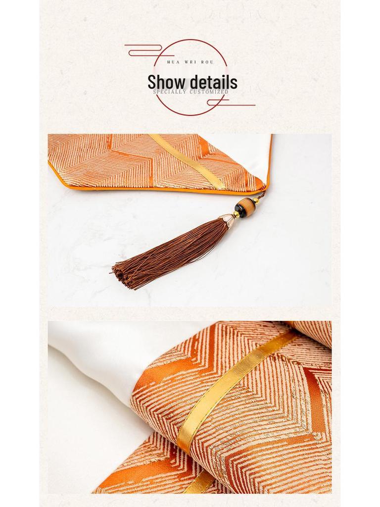 Modern Nordic Light Luxury Table Runner - Elegant High-End Coffee and Tea Table Decorative Fabric Cover.