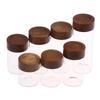 Mini Wood Lid Coffee Beans Storage Container Tube Kitchen Sealed Can Tea Spice Jars Single Dose Espresso Accessory Coffeware
