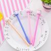 4pcs 0.5mm Kawaii Hamster Gel Pen Signature Neutral Pens Stationery