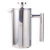 Doppelwandige French Press Kaffeebereiter Edelstahl Kaffee Pressfilter Kanne Für Zuhause
