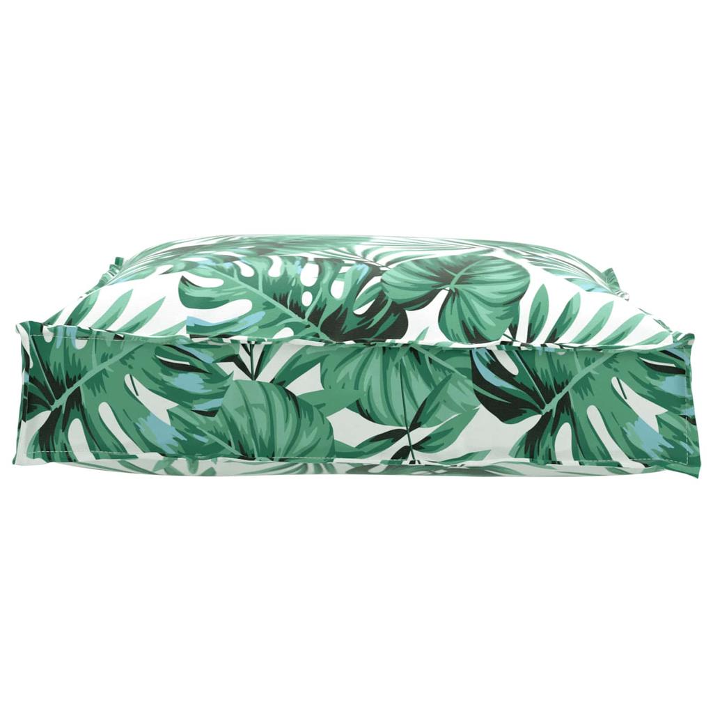 Leaf Pattern Cushion 70 x 70 x 12 cm Oxford Fabric