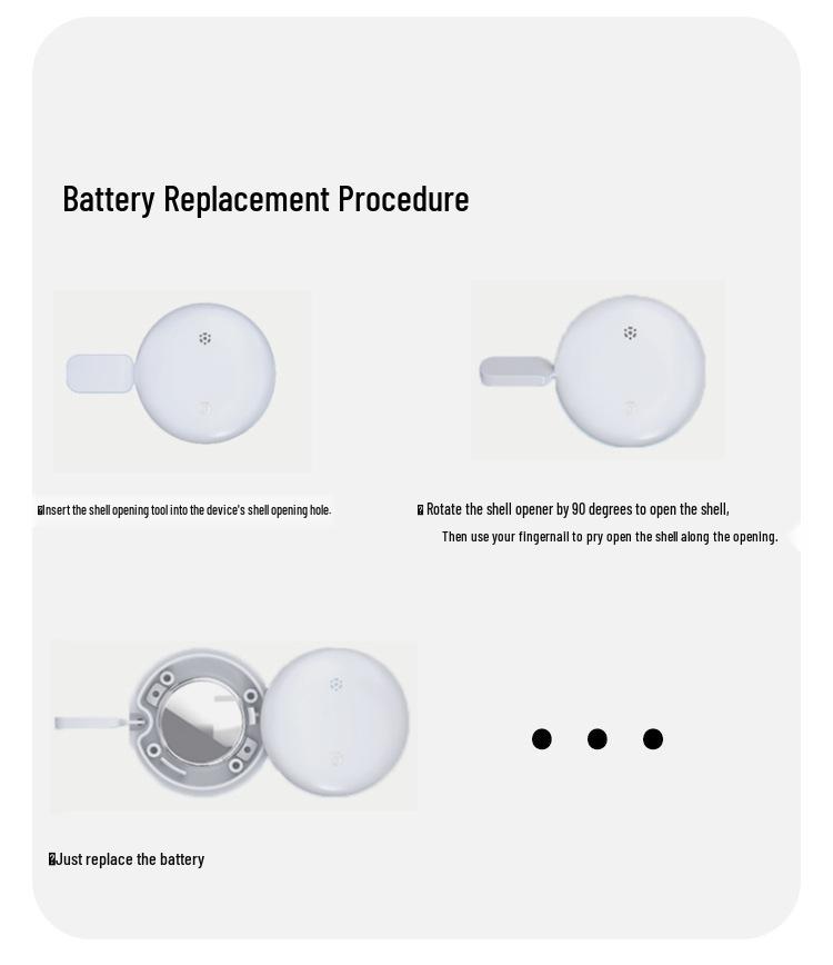 Round Bluetooth GPS Tracker for Keys, Wallets, Children, and Elderly - Anti-loss Device & Remote Finder