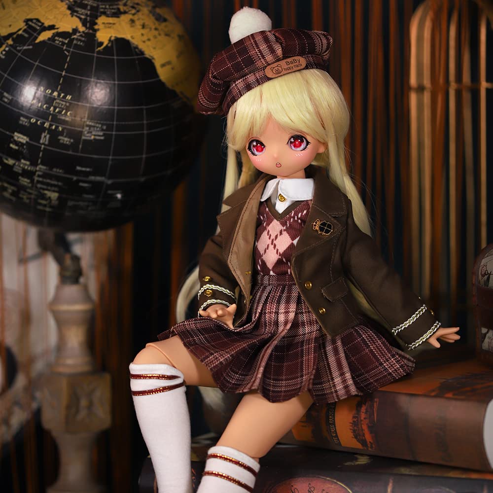 ICY Fortune Days Scale BJD Anime Painted Movable Gift for Children 1/4 Doll, Style, Figure, (Heijia)
