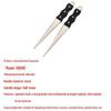 Japanese-Style Diamond Knife Sharpener with Pointed Black Handle for Kitchen Knives - Model 0808D