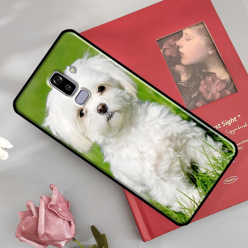 Maltese Dog Puppies Case For Samsung Galaxy J7 J5 J1 J3 2016 A3 A5 2017 A6 A7 A8 A9 J8 2018 J4 J6 Plus Coque