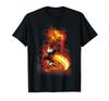Marvel Ghost Rider Fire & Fury Motorcycle Flame T-Shirt