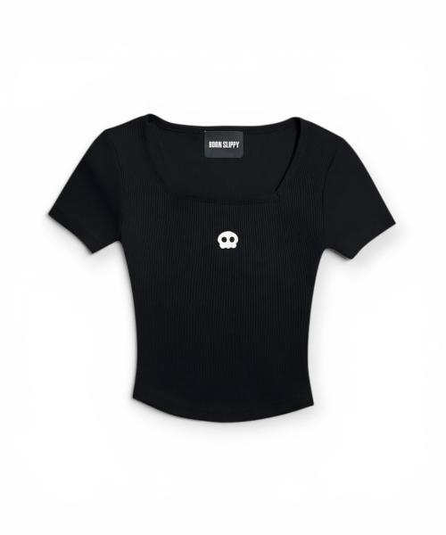 Bonseullipi Bully Square Neck T-Shirt (Black)