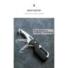 Portable Multifunctional Knife Foldable Parcel Knife with Hook Cutting Rope Emergency Survival Tool
