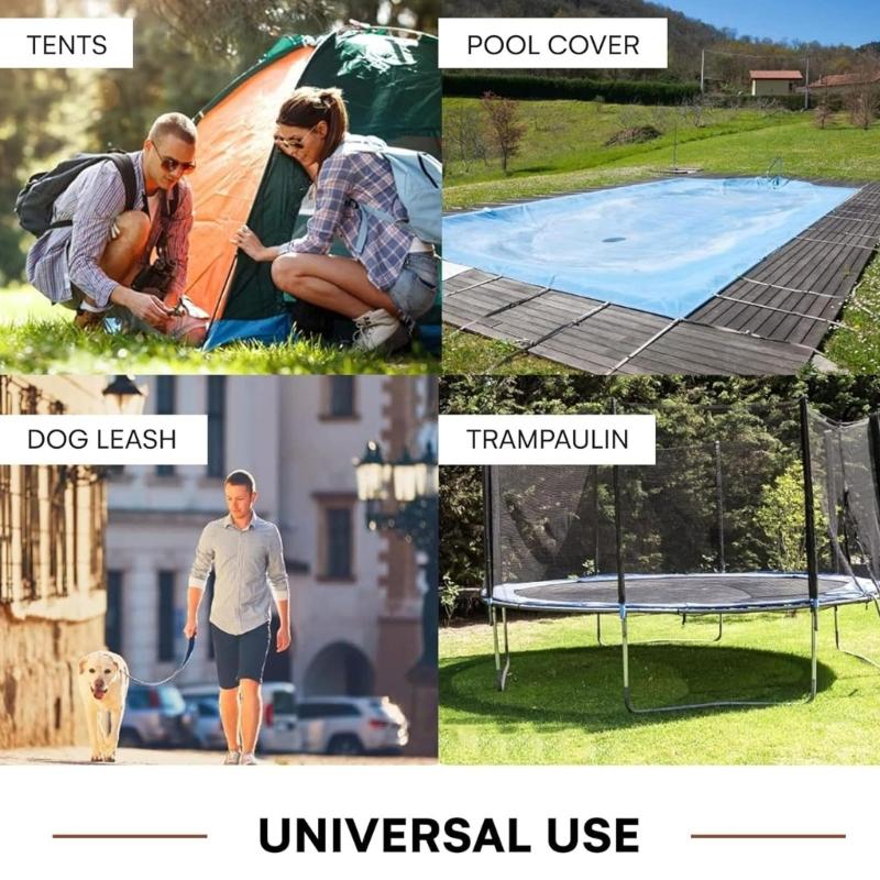 Heavy Type Pool Winterization Spring With Stainless Steel Construction and Protective Sleeve D Rings Plug