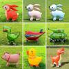 Movable Design 4D Dinosaur Balloons With Wheels Animal Balloon Standing Foil Balloons Drawing Foil Foil Balloons With Wheel