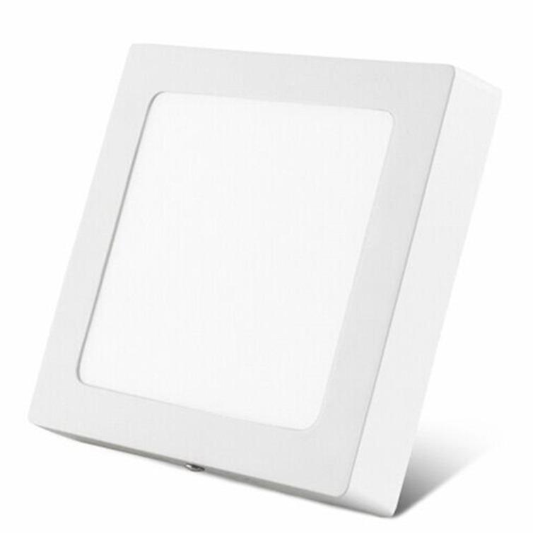 Surface Mounted LED Downlight Panel: Square/Round Fixtures, No Cut-Out Needed