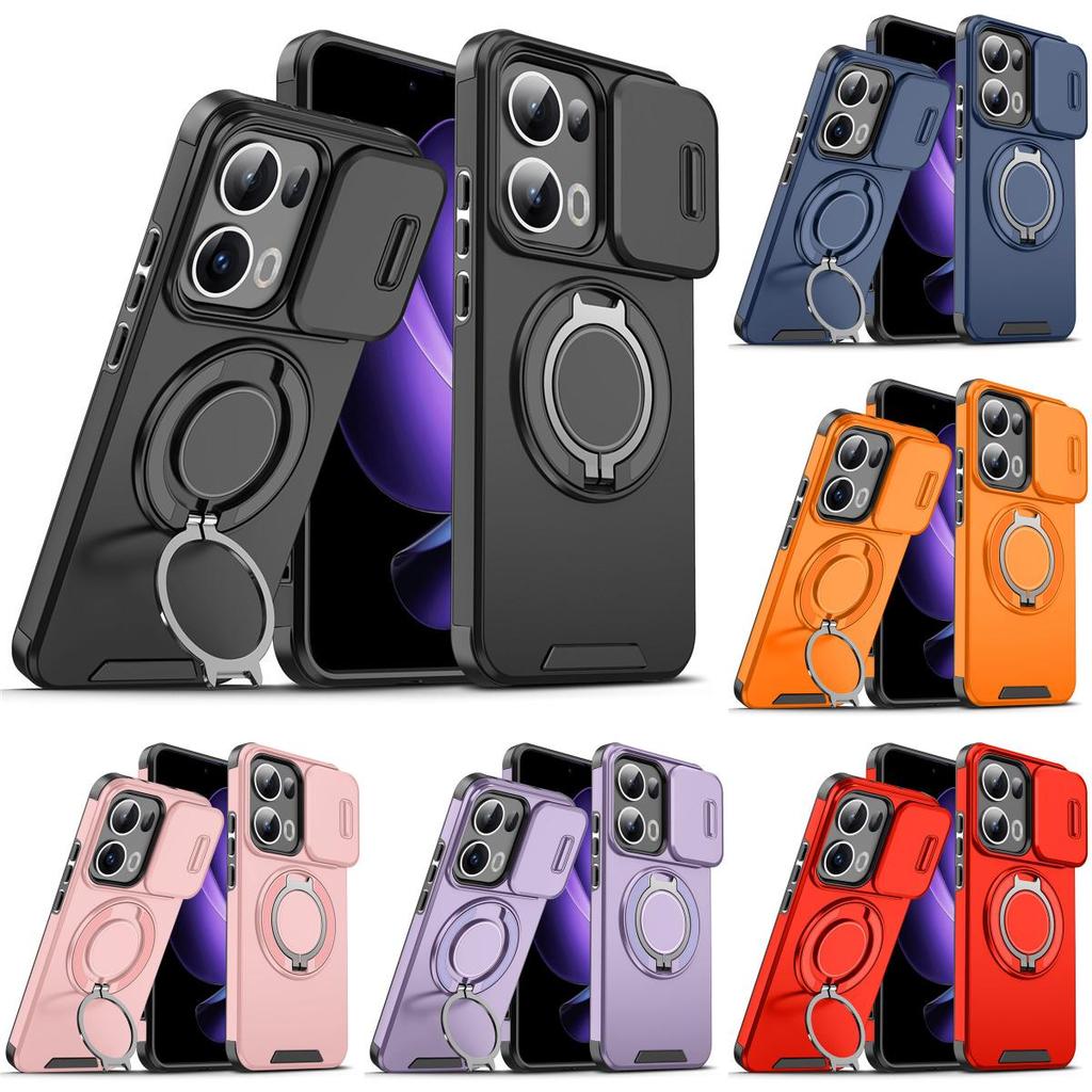 Oppo A6 Pro Realme15 Tpu Pc Metal Kickstand Shockproof Protective Case For Kids Teens