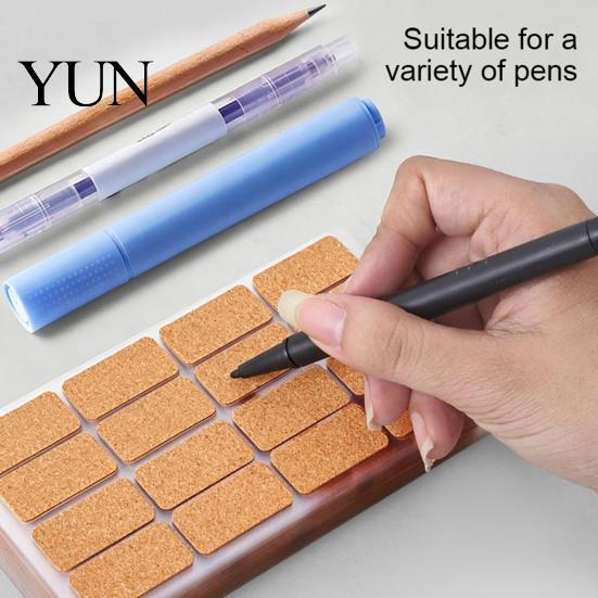 Home Storage Identification Tags Self-Adhesive Cork Labels, Waterproof Stickers with Retro Wood Texture, Oil Proof Classification Marks Removable