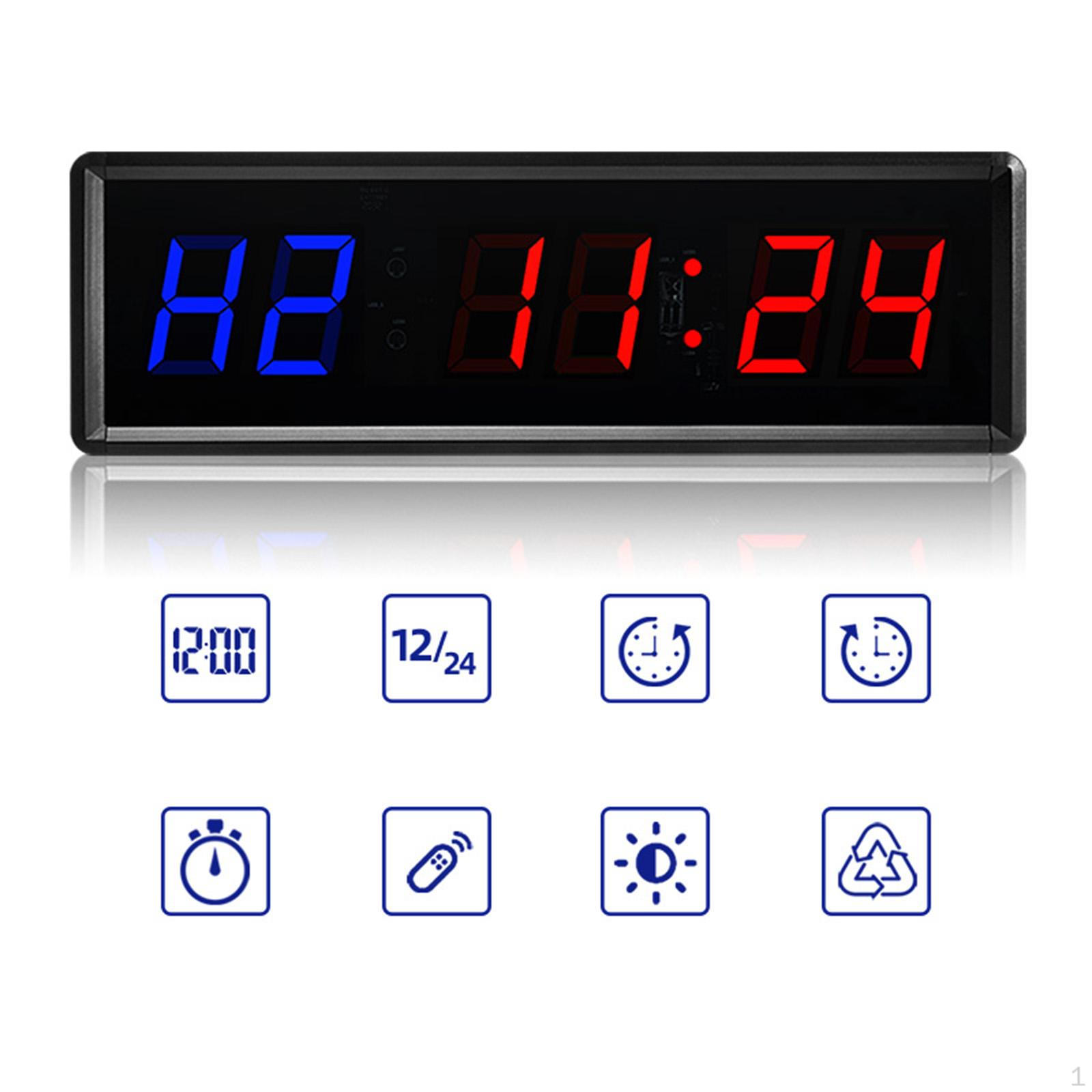Gym Stopwatch Alarm Interval Timer Fitness Training Clock Count Down Up