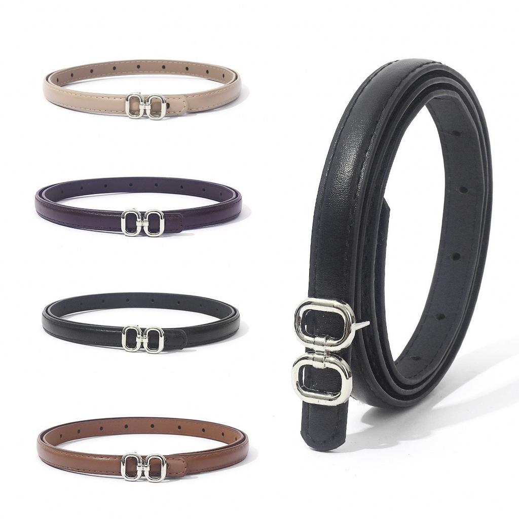 Design Niche Buckle Retro Skirt Coat Belt New Versatile Shirt Ins Small Belt Women